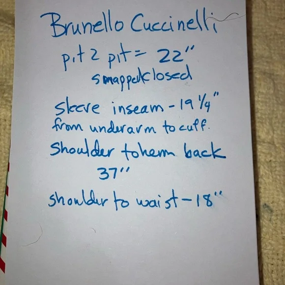 Brunello Cucinelli Women’s Leather Suede Wrap Around Jacket Sz 48 US 12 14 LUXE - Picture 14 of 14